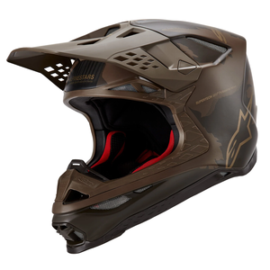 Alpinestars Limited Edition Supertech M10 Squad 23 Helmet (Dark Brown/Kangaroo Gold)